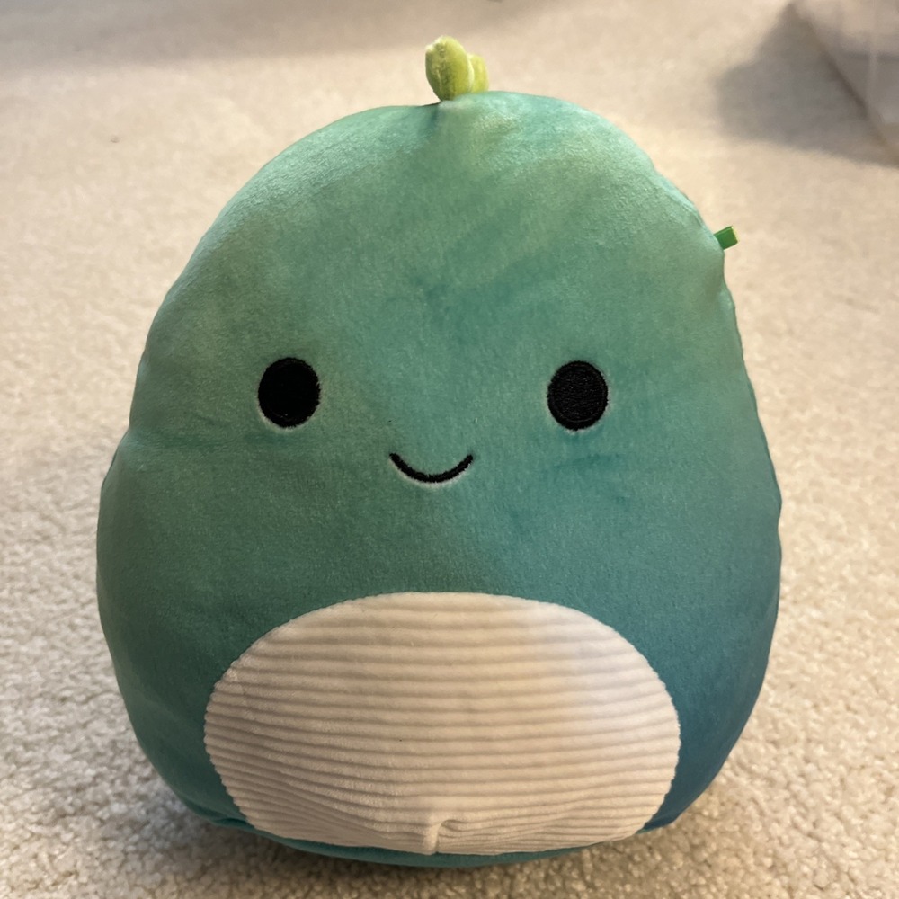 Squishmallow 10" Jarrell Dinosaur Ombre Blue Green Prehistoric Squad Plush Toy